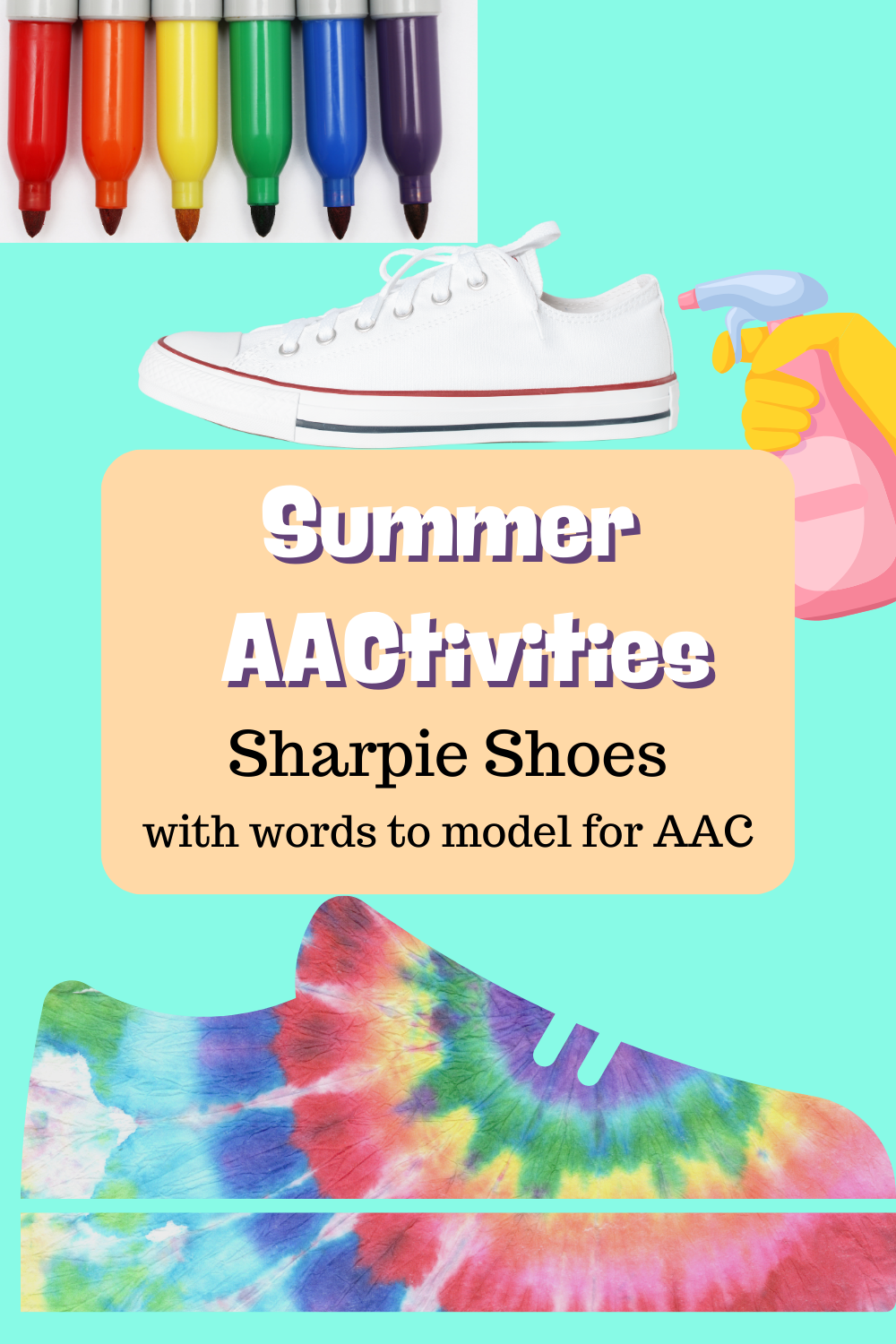Summer AACtivities: Sharpie Shoes