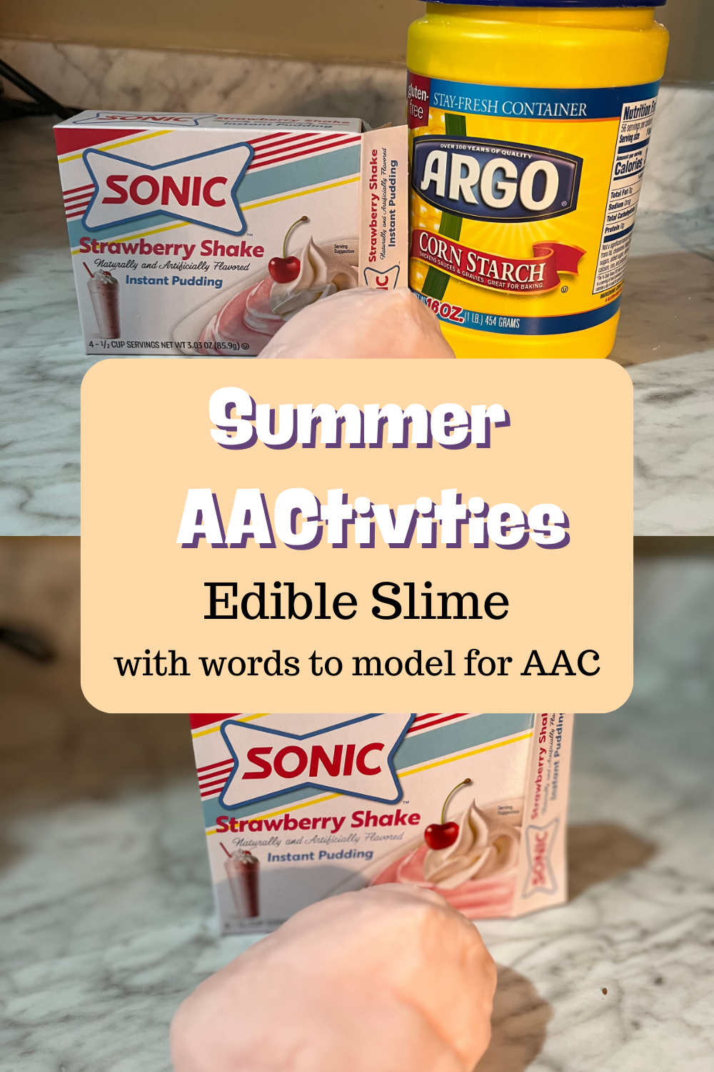 Summer AACtivities: DIY Edible Slime